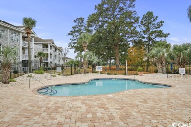 Top floor, end unit! Wonderful views of the pool and beyond to on Myrtlewood Golf Course and Club  in South Carolina - for sale on GolfHomes.com, golf home, golf lot