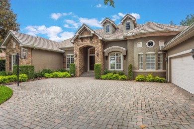 This elegant single-story Rick Watson home, located at 6102 S on The Golden Bear Club At Keenes Pointe in Florida - for sale on GolfHomes.com, golf home, golf lot