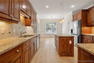 Nestled in the prestigious Anderson Creek Club, this stunning on Anderson Creek Golf Club in North Carolina - for sale on GolfHomes.com, golf home, golf lot