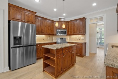 Nestled in the prestigious Anderson Creek Club, this stunning on Anderson Creek Golf Club in North Carolina - for sale on GolfHomes.com, golf home, golf lot