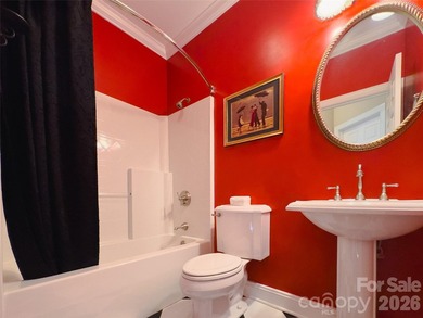 This beautiful custom home is located in the desirable Larkin on Fox Den Country Club in North Carolina - for sale on GolfHomes.com, golf home, golf lot