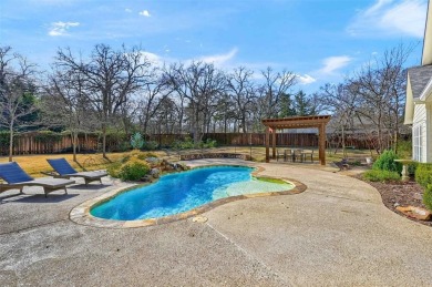 This stunning 4-bedroom, 3.5-bath home with guest suite and on Lake Kiowa Golf Course in Texas - for sale on GolfHomes.com, golf home, golf lot