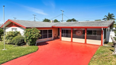 Savor the Florida lifestyle in this charming three-bedroom pool on Daytona Beach Golf Club in Florida - for sale on GolfHomes.com, golf home, golf lot