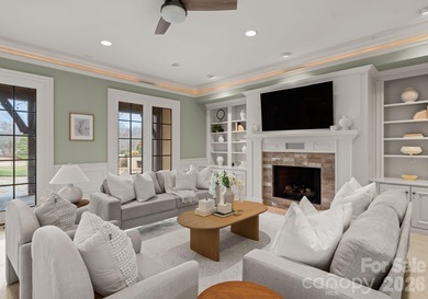 Set along the 1st fairway of The Club at Longview, this elegant on The Club At Longview in North Carolina - for sale on GolfHomes.com, golf home, golf lot