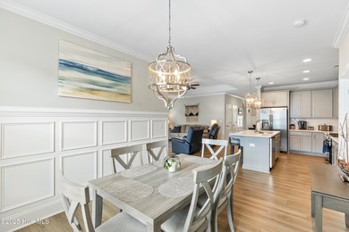 This like new, charming residence, built in 2023 by Bill Clark on Compass Pointe Golf Course in North Carolina - for sale on GolfHomes.com, golf home, golf lot