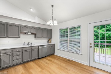 Fully updated in 2025 from top to bottom, this stunning 3BR/2BA on Lake Louise Golf Club in North Carolina - for sale on GolfHomes.com, golf home, golf lot
