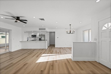 BRAND NEW VINYL PRIVACY FENCE JUST INSTALLED IN BACK YARD! THIS on Village Green Golf Club of Sarasota in Florida - for sale on GolfHomes.com, golf home, golf lot