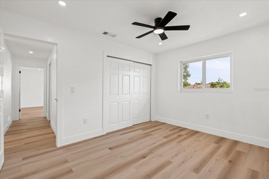 BRAND NEW VINYL PRIVACY FENCE JUST INSTALLED IN BACK YARD! THIS on Village Green Golf Club of Sarasota in Florida - for sale on GolfHomes.com, golf home, golf lot