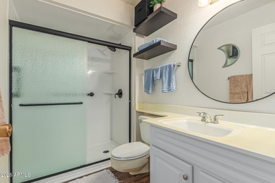 Welcome to this charming Sun City home featuring 2 spacious on PalmBrook Country Club in Arizona - for sale on GolfHomes.com, golf home, golf lot