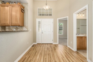 Welcome to this immaculately maintained ranch-style townhome in on Saddle Rock Golf Course in Colorado - for sale on GolfHomes.com, golf home, golf lot