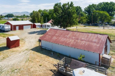 This home is sitting on nearly 6 acres of prime land right off on Gem County Golf Course in Idaho - for sale on GolfHomes.com, golf home, golf lot