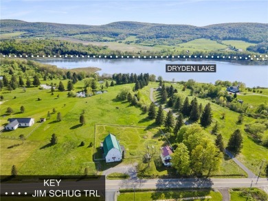 Nestled on Dryden Lake, just outside the village of Dryden on Dryden Lake Golf Club in New York - for sale on GolfHomes.com, golf home, golf lot