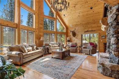 This exquisite custom log home is located in the heart of Bailey on Bailey Creek Golf Course in California - for sale on GolfHomes.com, golf home, golf lot