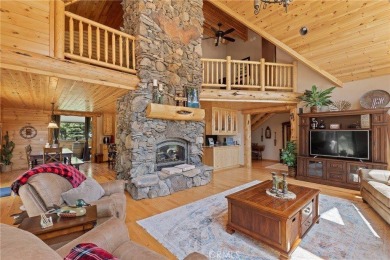 This exquisite custom log home is located in the heart of Bailey on Bailey Creek Golf Course in California - for sale on GolfHomes.com, golf home, golf lot