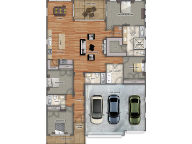 Brand new construction. Located in Hidden Bridge Ranch across on Hidden Bridge Golf Club in Wyoming - for sale on GolfHomes.com, golf home, golf lot