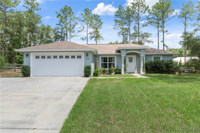 Built in 2020 this beautifully appointed 3 bedroom 2 bath home on Citrus Springs Country Club in Florida - for sale on GolfHomes.com, golf home, golf lot