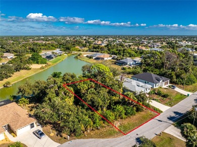 Make your Florida dream come true on this water view lot on a on Rotonda Golf and Country Club The Palms Course in Florida - for sale on GolfHomes.com, golf home, golf lot