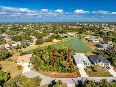 Make your Florida dream come true on this water view lot on a on Rotonda Golf and Country Club The Palms Course in Florida - for sale on GolfHomes.com, golf home, golf lot