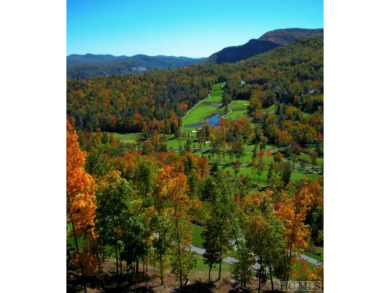 Nestled in the Turning Leaf condominium complex, this mountain on Old Edwards Club in North Carolina - for sale on GolfHomes.com, golf home, golf lot