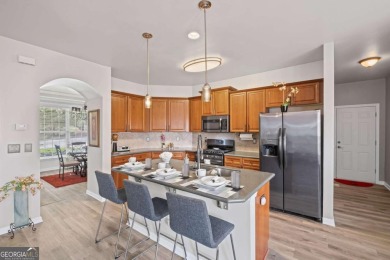 CUSTOM MODEL HOME with RICH UPGRADES and NEW FLOORING AND on Sugar Hill Golf Club in Georgia - for sale on GolfHomes.com, golf home, golf lot