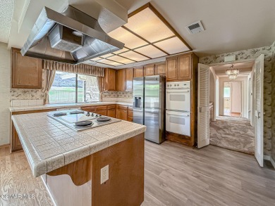 SINGLE-Story Cosmetic Fixer-Upper Pool Home with STUNNING Golf on Sunset Hills Country Club in California - for sale on GolfHomes.com, golf home, golf lot