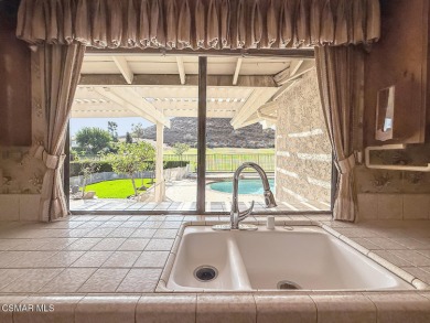 SINGLE-Story Cosmetic Fixer-Upper Pool Home with STUNNING Golf on Sunset Hills Country Club in California - for sale on GolfHomes.com, golf home, golf lot