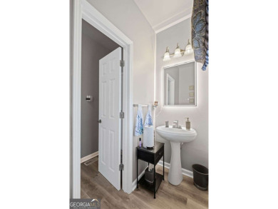 CUSTOM MODEL HOME with RICH UPGRADES and NEW FLOORING AND on Sugar Hill Golf Club in Georgia - for sale on GolfHomes.com, golf home, golf lot
