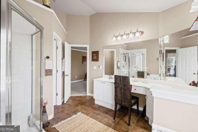 CUSTOM MODEL HOME with RICH UPGRADES and NEW FLOORING AND on Sugar Hill Golf Club in Georgia - for sale on GolfHomes.com, golf home, golf lot