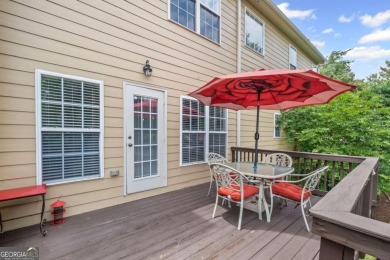 CUSTOM MODEL HOME with RICH UPGRADES and NEW FLOORING AND on Sugar Hill Golf Club in Georgia - for sale on GolfHomes.com, golf home, golf lot