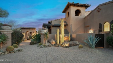This single level Spanish estate with Desert Mountain Golf on Desert Mountain Golf Club - Renegade Course in Arizona - for sale on GolfHomes.com, golf home, golf lot