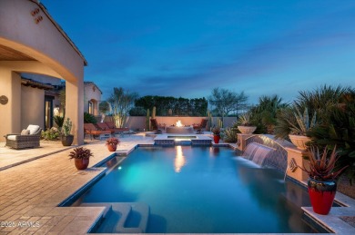 This single level Spanish estate with Desert Mountain Golf on Desert Mountain Golf Club - Renegade Course in Arizona - for sale on GolfHomes.com, golf home, golf lot