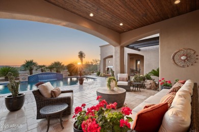 This single level Spanish estate with Desert Mountain Golf on Desert Mountain Golf Club - Renegade Course in Arizona - for sale on GolfHomes.com, golf home, golf lot