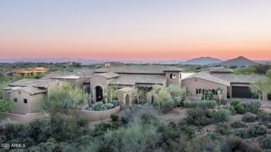 This single level Spanish estate with Desert Mountain Golf on Desert Mountain Golf Club - Renegade Course in Arizona - for sale on GolfHomes.com, golf home, golf lot