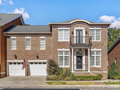 This beautiful home is a hidden gem in the gated community of on Carmel Country Club in North Carolina - for sale on GolfHomes.com, golf home, golf lot