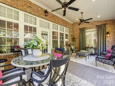 This beautiful home is a hidden gem in the gated community of on Carmel Country Club in North Carolina - for sale on GolfHomes.com, golf home, golf lot