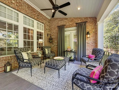 This beautiful home is a hidden gem in the gated community of on Carmel Country Club in North Carolina - for sale on GolfHomes.com, golf home, golf lot