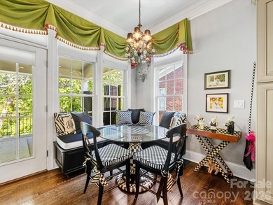 This beautiful home is a hidden gem in the gated community of on Carmel Country Club in North Carolina - for sale on GolfHomes.com, golf home, golf lot