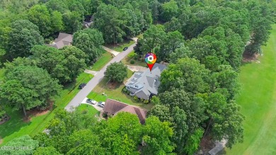 Custom built 3BR 3.5BA brick traditional/cape cod style home in on Sound Golf Links at Albemarle Plantation in North Carolina - for sale on GolfHomes.com, golf home, golf lot