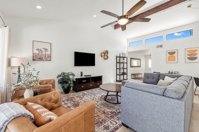 Completely reimagined and thoughtfully updated, this 2-bedroom on Rancho Las Palmas Country Club in California - for sale on GolfHomes.com, golf home, golf lot