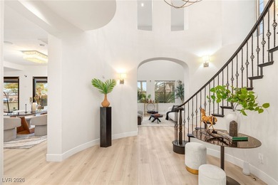 Seamless indoor-outdoor living meets luxury in this renovated on Red Rock Country Club in Nevada - for sale on GolfHomes.com, golf home, golf lot