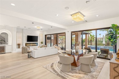 Seamless indoor-outdoor living meets luxury in this renovated on Red Rock Country Club in Nevada - for sale on GolfHomes.com, golf home, golf lot