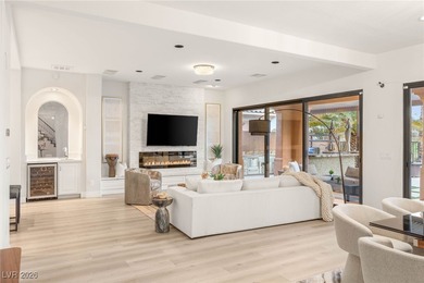 Seamless indoor-outdoor living meets luxury in this renovated on Red Rock Country Club in Nevada - for sale on GolfHomes.com, golf home, golf lot