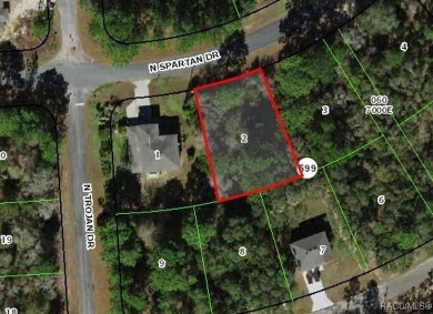 Oversized quarter-acre homesite in Citrus Springs offering an on Pine Ridge Community Golf and Country Club in Florida - for sale on GolfHomes.com, golf home, golf lot