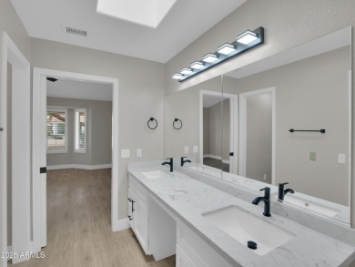 This newly renovated Sun Lakes home in gated IronWood/IronOaks on Oakwood Golf Club  in Arizona - for sale on GolfHomes.com, golf home, golf lot