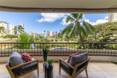 Tropical elegance meets urban convenience in this beautifully on Ala Wai Golf Course in Hawaii - for sale on GolfHomes.com, golf home, golf lot