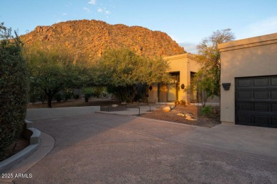 Nestled in a quiet cul-de-sac with sweeping mountain views from on Desert Highlands Golf Club in Arizona - for sale on GolfHomes.com, golf home, golf lot