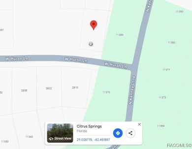 Nice building lot for single-family homes in the quickly growing on Pine Ridge Community Golf and Country Club in Florida - for sale on GolfHomes.com, golf home, golf lot