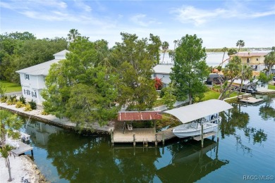 This updated waterfront stilt home in Crystal River is a rare on Plantation Inn and Golf Resort  in Florida - for sale on GolfHomes.com, golf home, golf lot