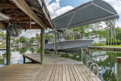 This updated waterfront stilt home in Crystal River is a rare on Plantation Inn and Golf Resort  in Florida - for sale on GolfHomes.com, golf home, golf lot