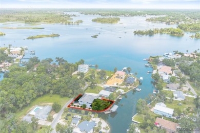 This updated waterfront stilt home in Crystal River is a rare on Plantation Inn and Golf Resort  in Florida - for sale on GolfHomes.com, golf home, golf lot